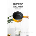 16cm one hand wooden handle milk pan